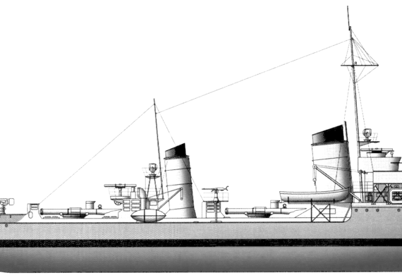 1936 DKM Seeadler [Torpedo Boat] - drawings, dimensions, pictures